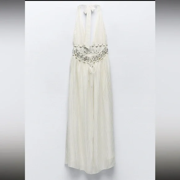 ZARA RHINESTONE MIDI DRESS LIMITED EDITION - Picture 10 of 12